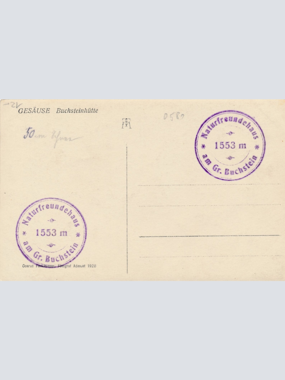 AK vom Gesäuse Buchsteinhütte Steiermark Ansichtskarte (13178)