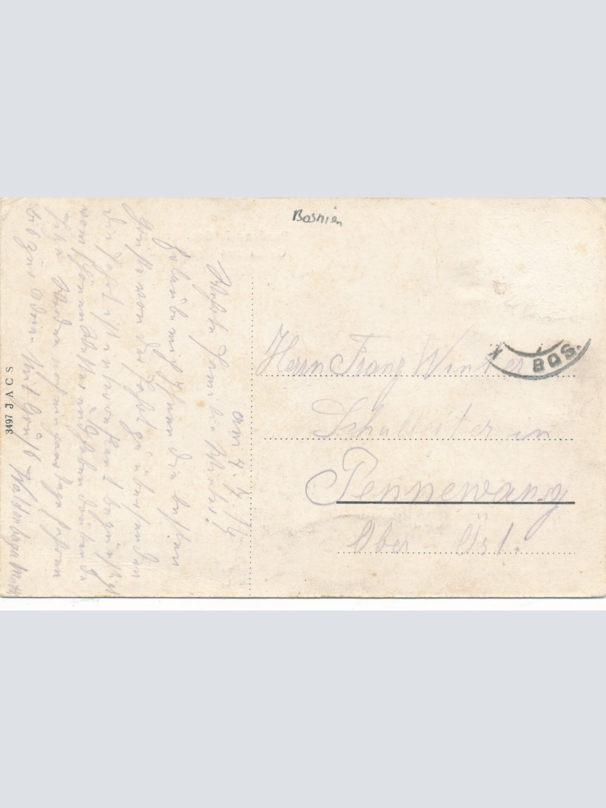 AK aus Broda - Brod Glavna ulica Bosnien - Herzegowina Ansichtskarte (12504)