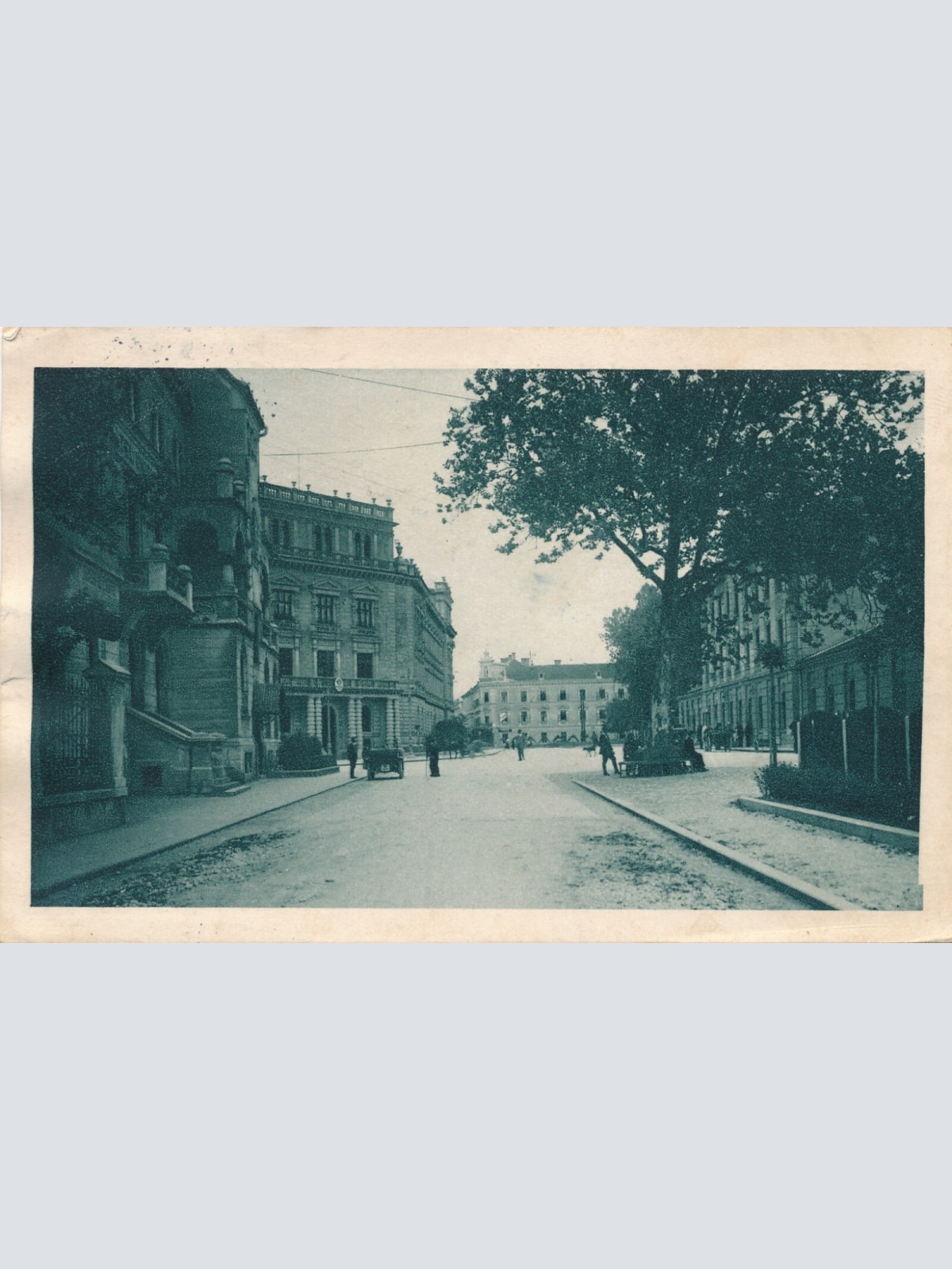 AK aus Celje Krekov trg kolodvor Slowenien Ansichtskarte (12507)