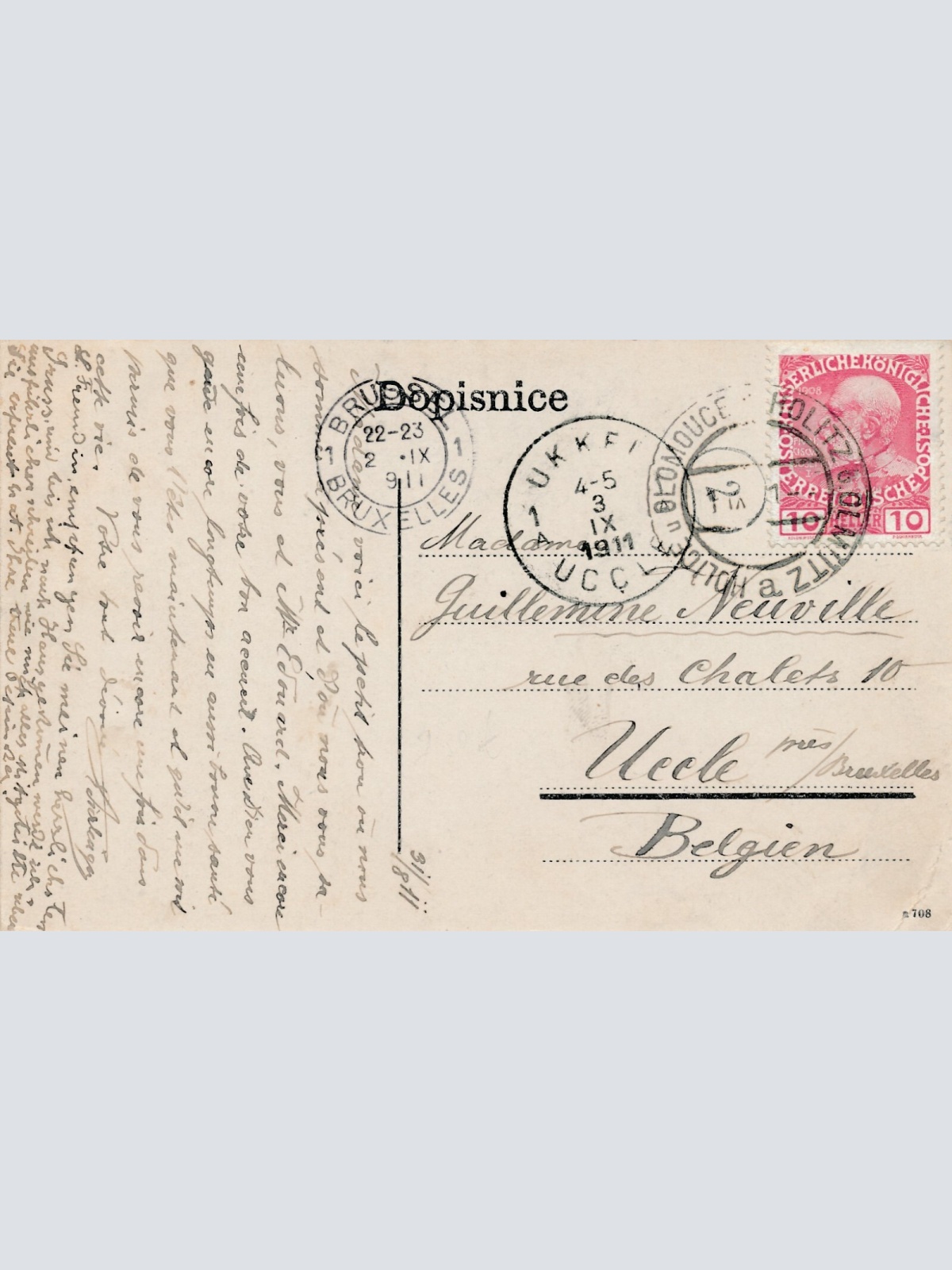 AK aus Holice na Hane Pohled vnitrni Tschechoslowakei Ansichtskarte (12471)