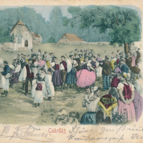 AK aus Csardas Volksfest Ungarn Ansichtskarte (12501)