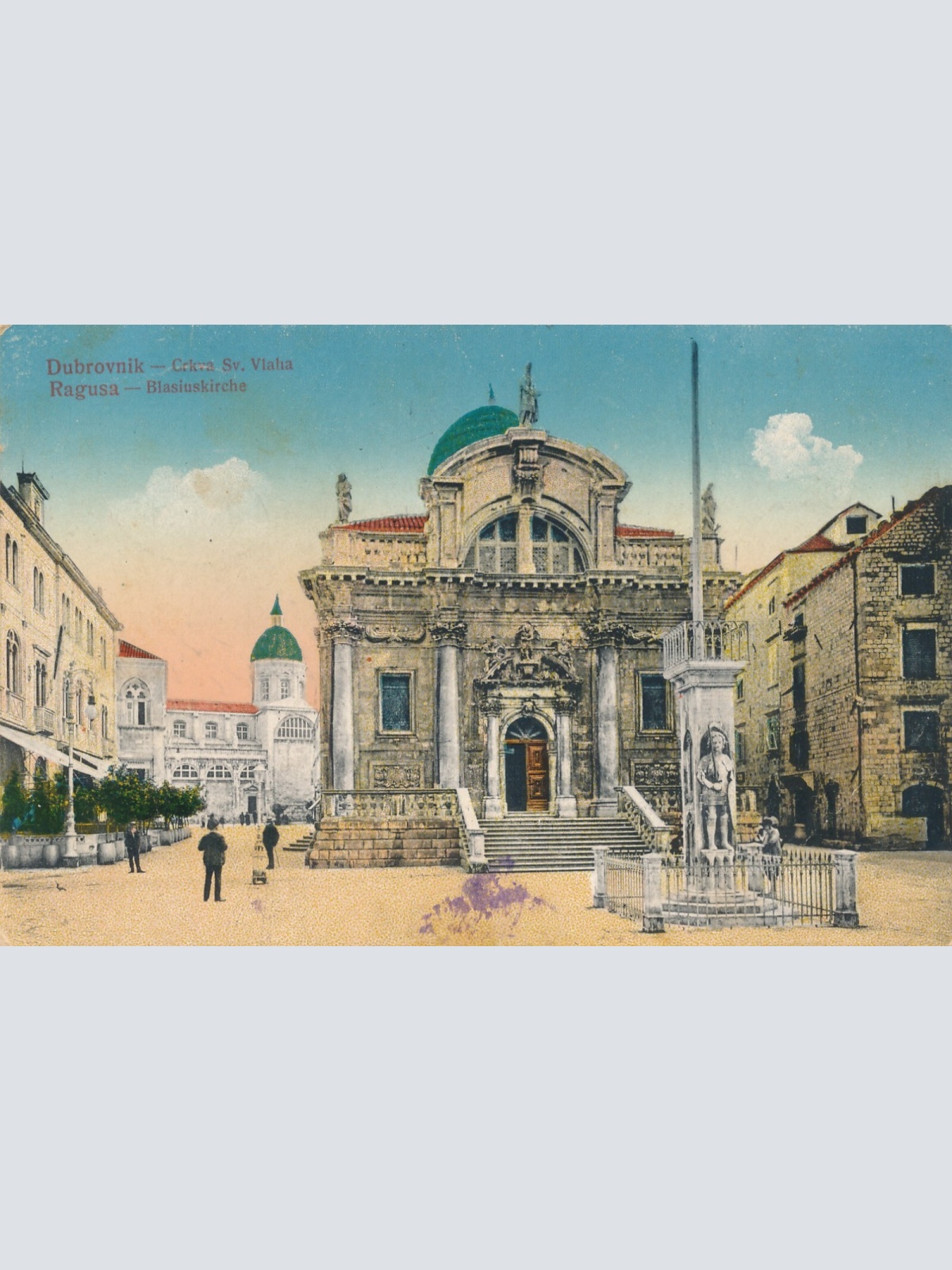 AK aus Dubrovnik Crkva S. Vlaha Kroatien Ansichtskarte (12543)