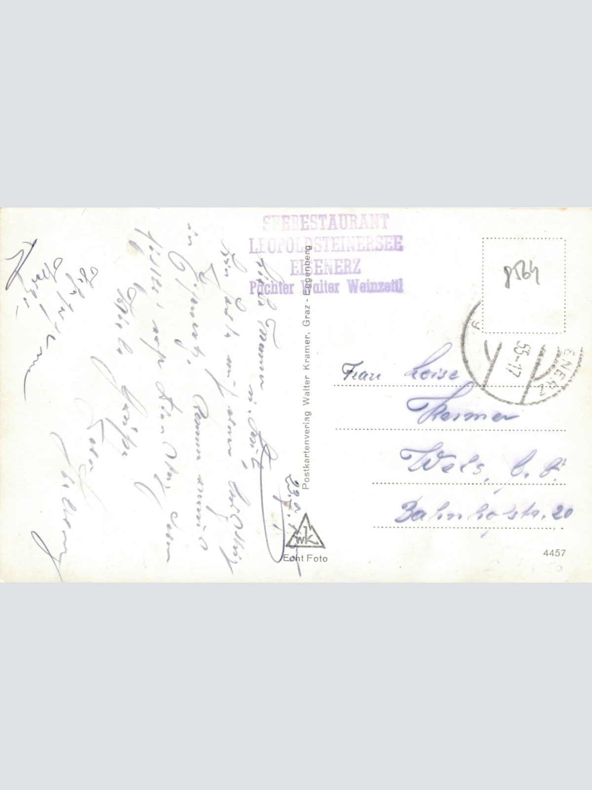 AK vom Leopoldsteinersee Steiermark Ansichtskarte (13055)