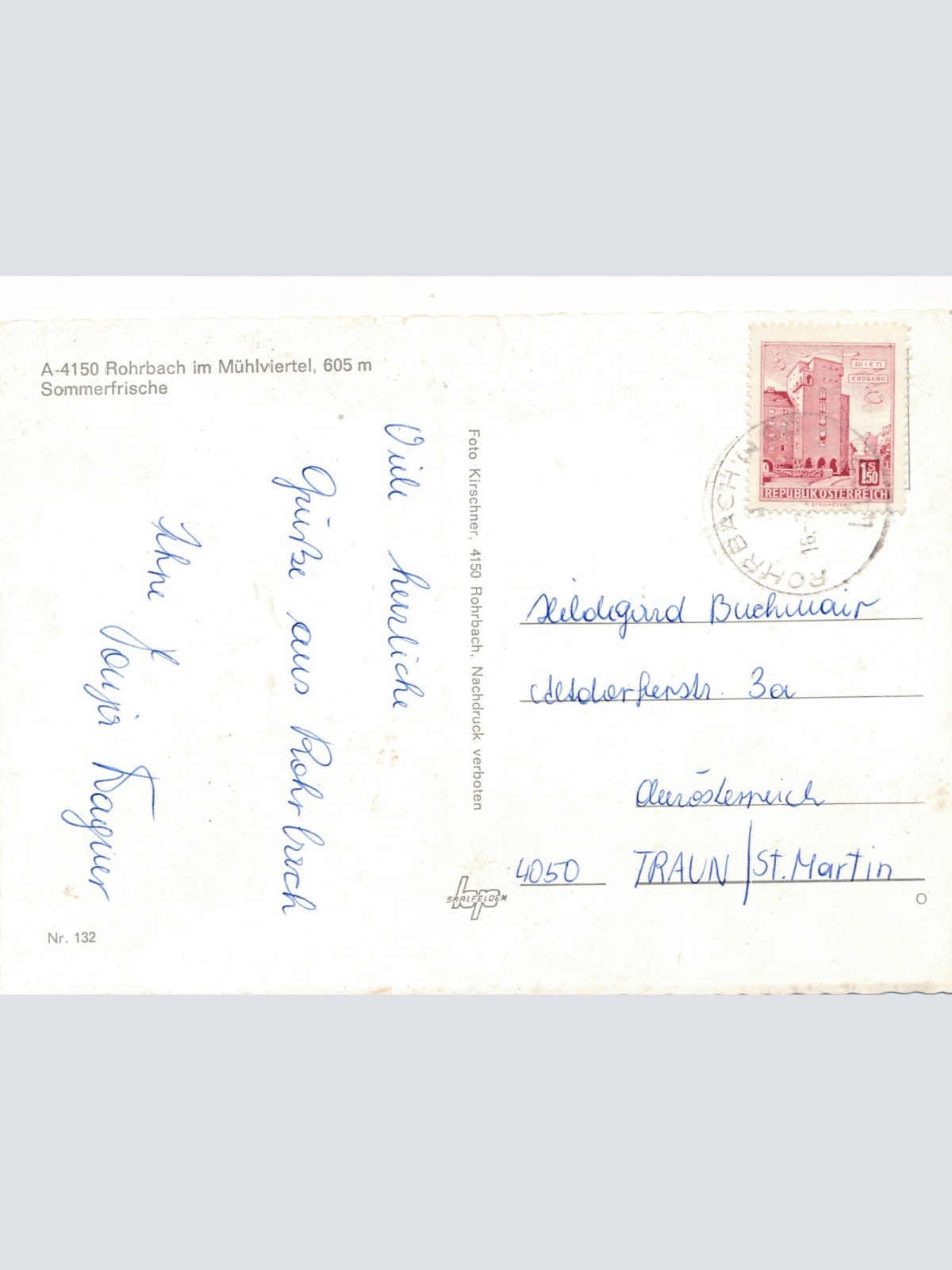 AK aus Rohrbach Oberösterreich Ansichtskarte (J370)