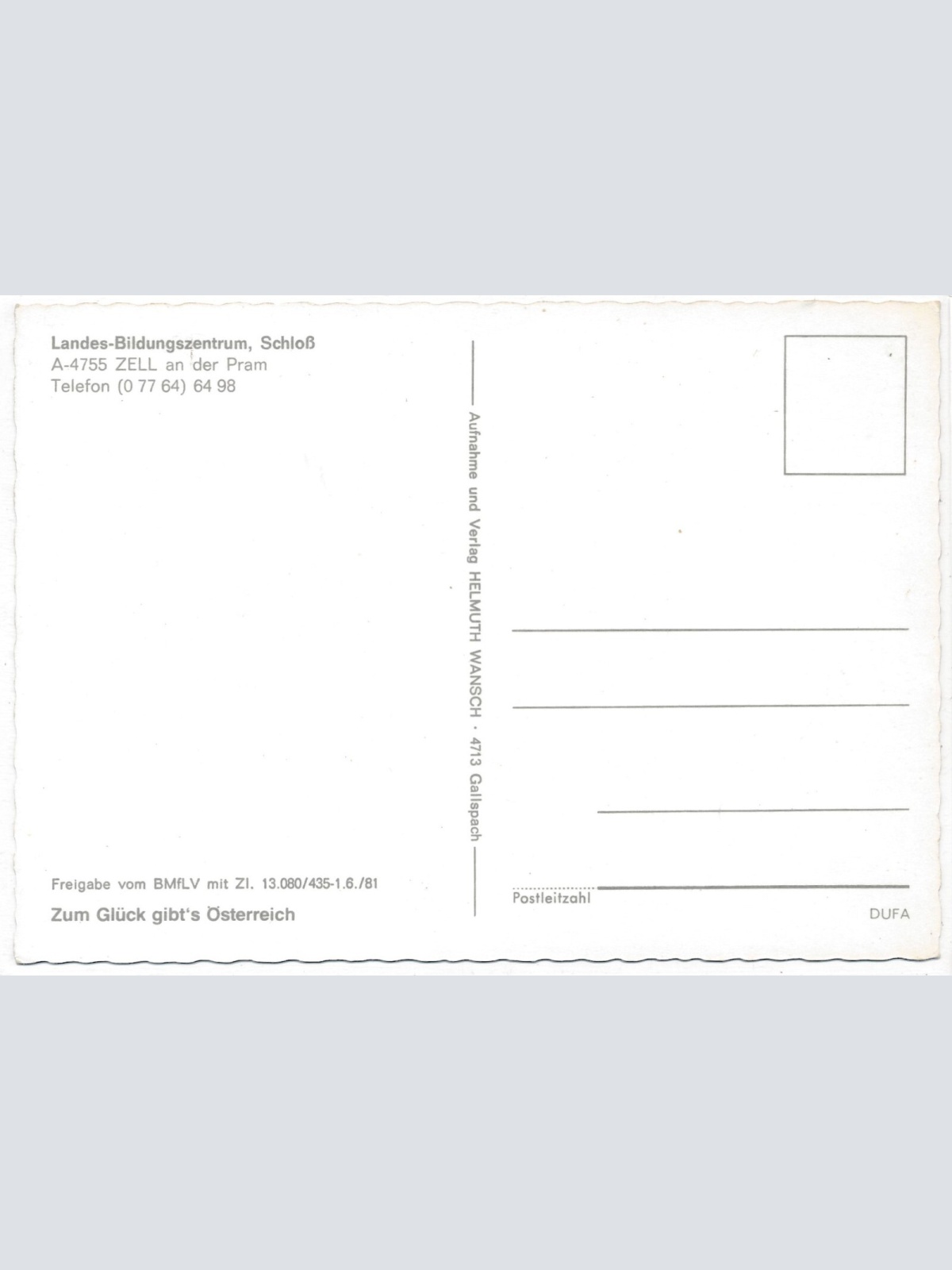 AK, Zell an der Pram, Oberösterreich (S3024)