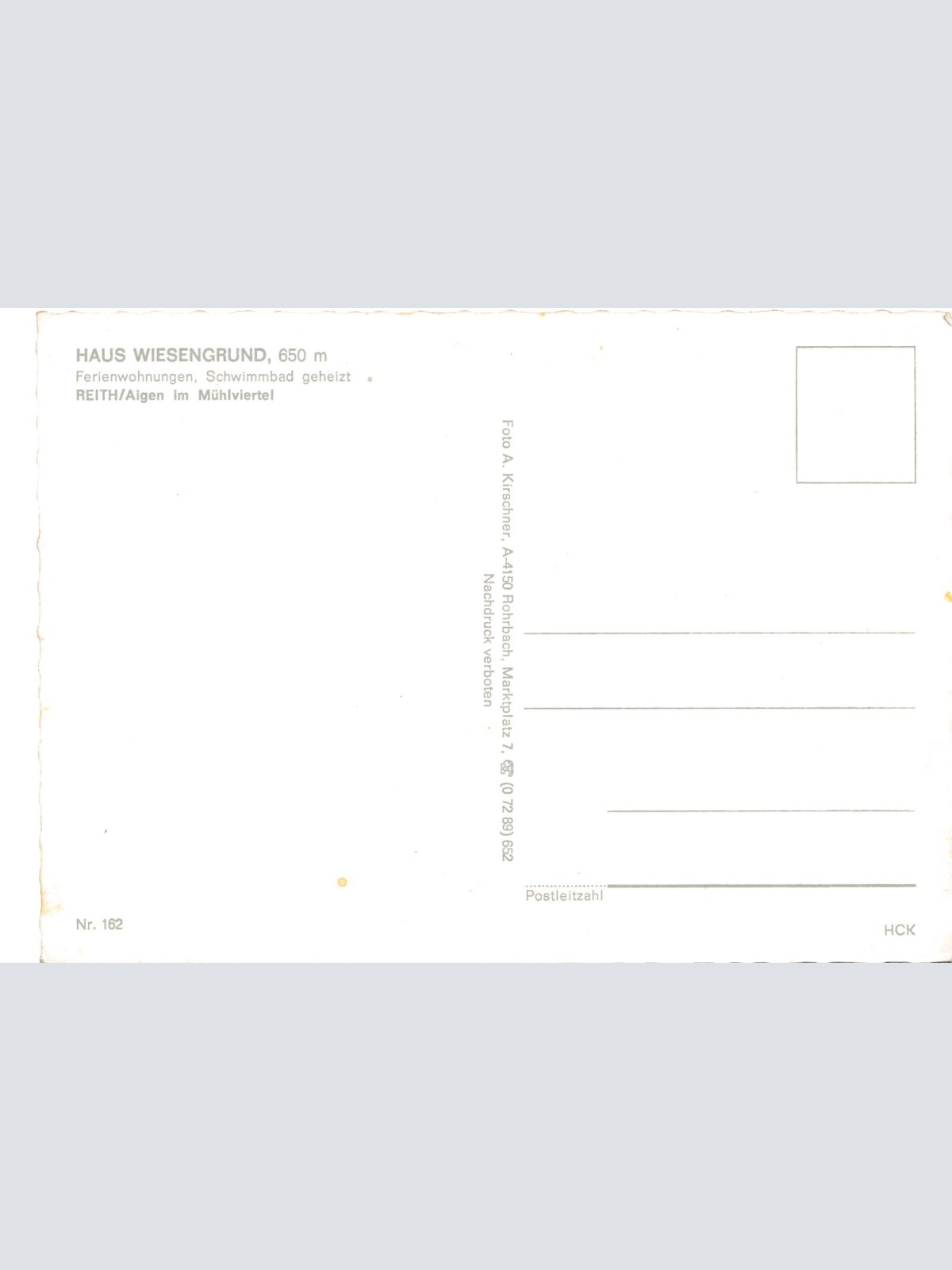 AK aus Reth/Aigen Oberösterreich Ansichtskarte (J393)