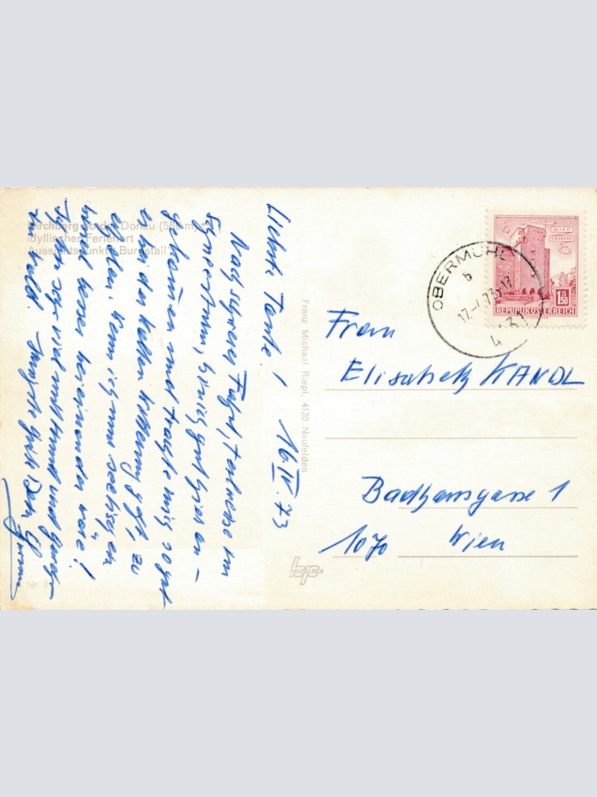 AK aus Kirchberg ob der Donau Oberösterreich Mehrbildkarte Ansichtskarte (J380)