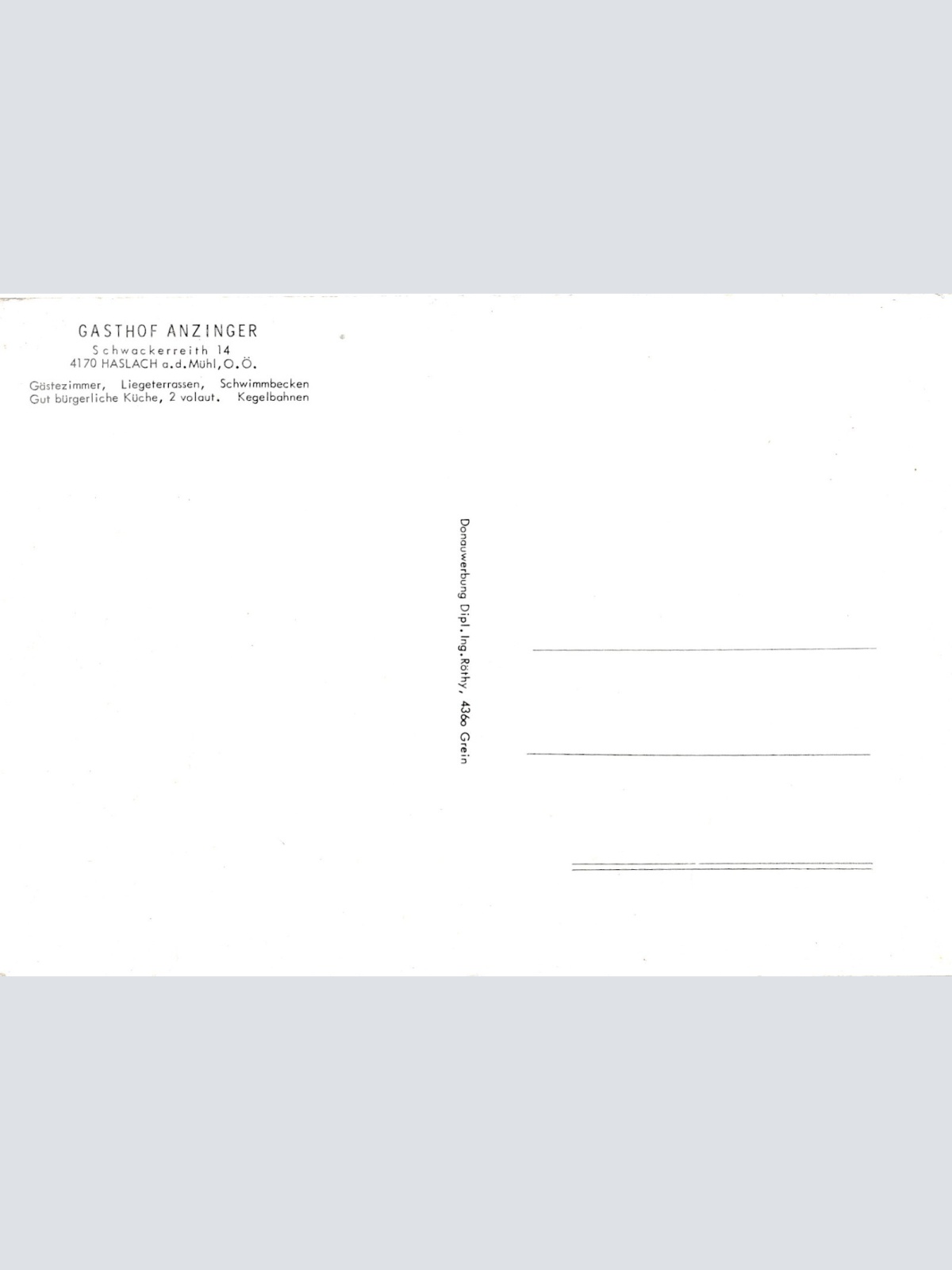 AK aus Haslach mit Gasthof Anzinger Mehrbildkarte Ansichtskarte (J386)