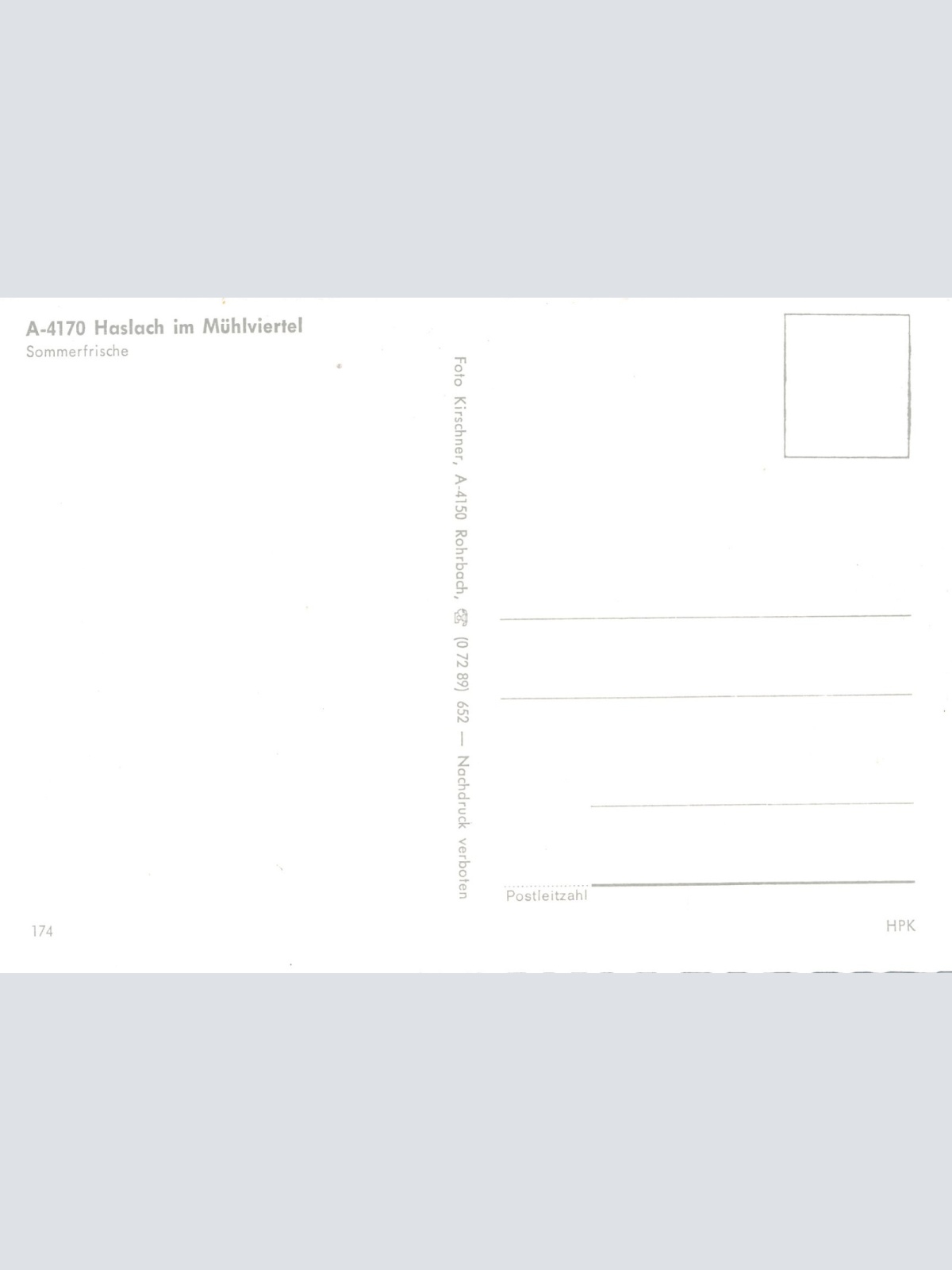 AK aus Haslach Oberösterreich Ansichtskarte (J388)