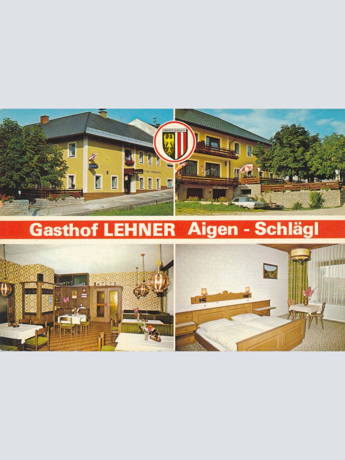 AK aus Aigen-Schlägl mit Gasthof Lehner Mehrbildkarte Ansichtskarte (J390)