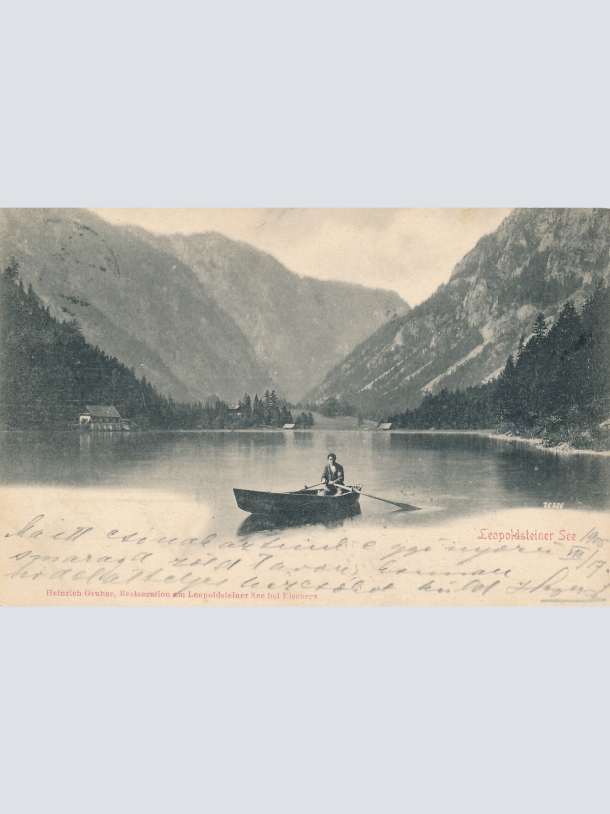 AK vom Leopoldsteiner - See Steiermark Ansichtskarte (13009)