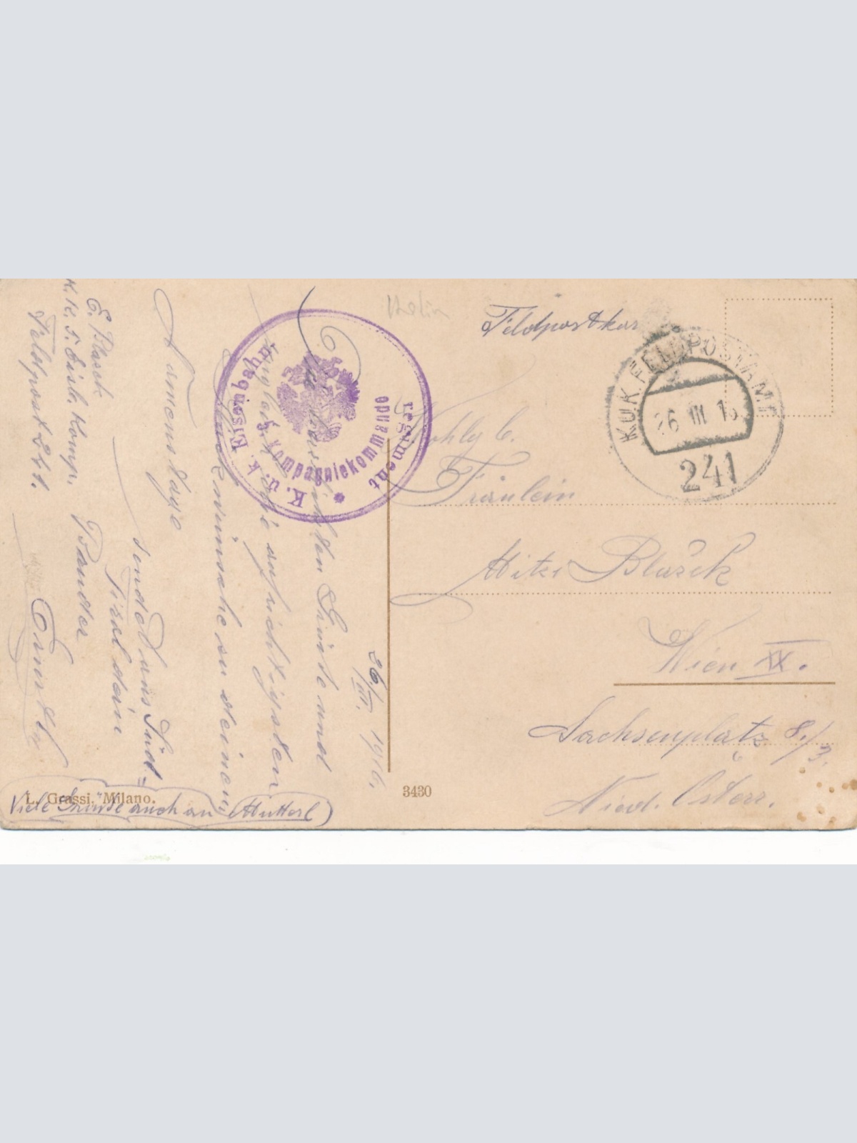 AK aus Bellano Italien Ansichtskarte (13440)