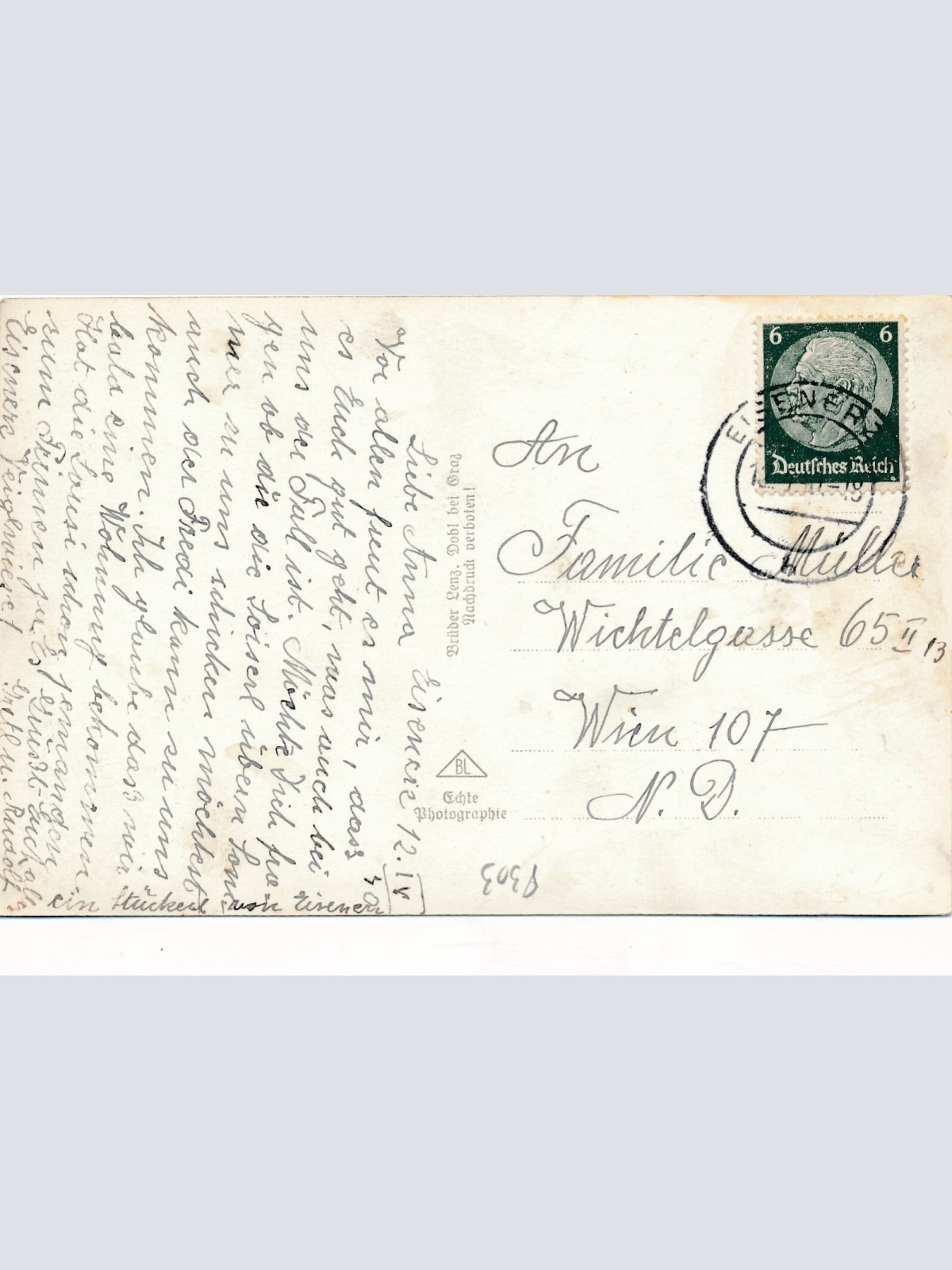 AK aus Eisenerz Steiermark Ansichtskarte (13033)