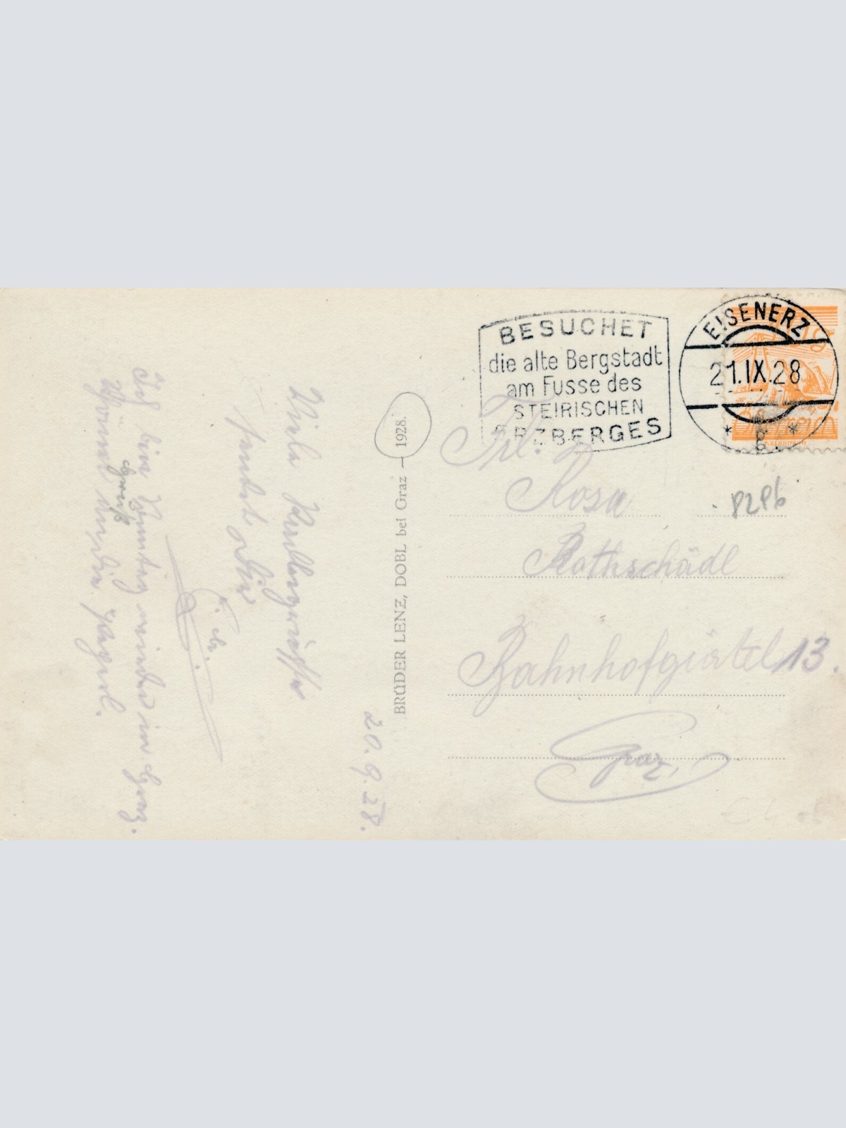 AK aus Eisenerz Steiermark Ansichtskarte (13035)