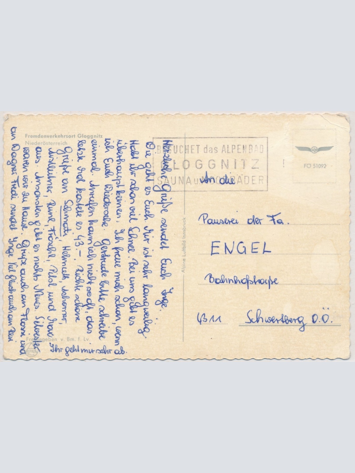 AK, Gloggnitz, Niederösterreich (S3159)