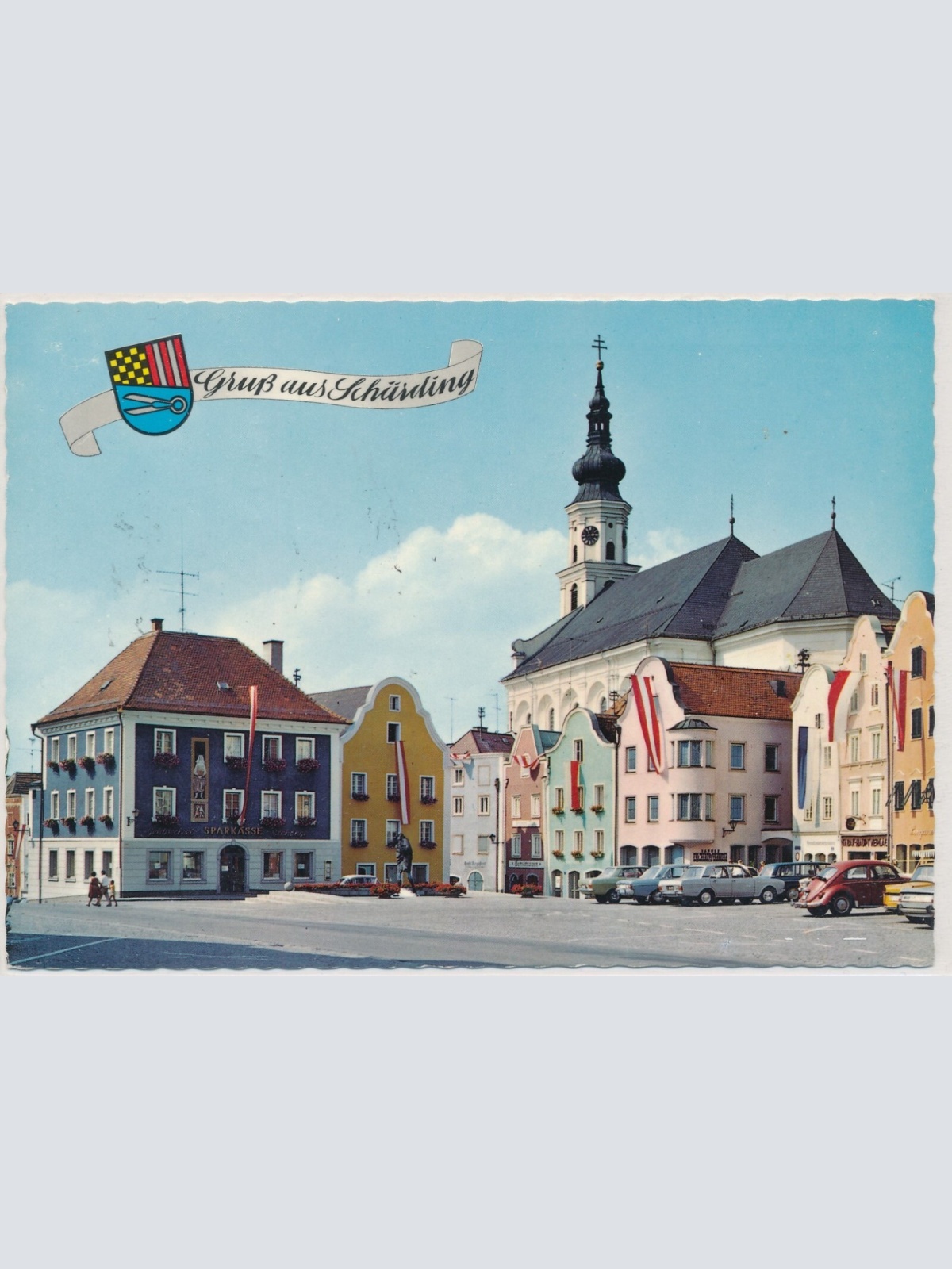 AK, Gruß aus Schärding, Oberösterreich (S3040)