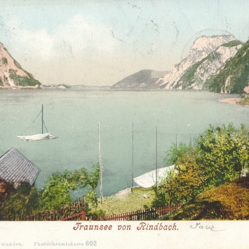 AK, Traunsee von Rindbach, Oberösterreich (S3120)