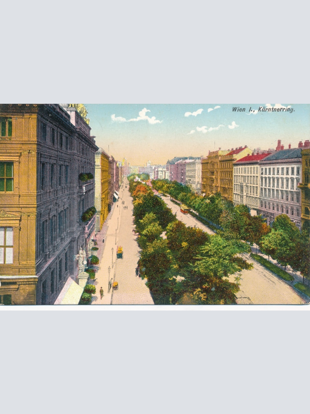 AK aus Wien Kärntnerring Ansichtskarte (13409)