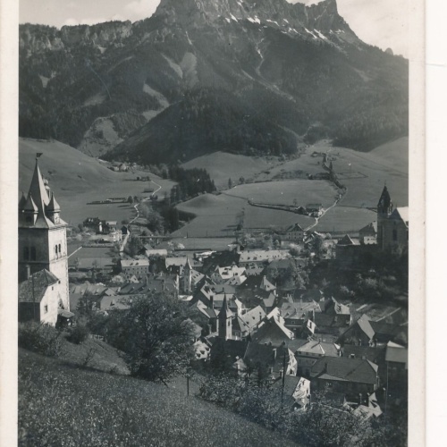 AK aus Eisenerz mit Pfaffenstein Steiermark Ansichtskarte (13495)