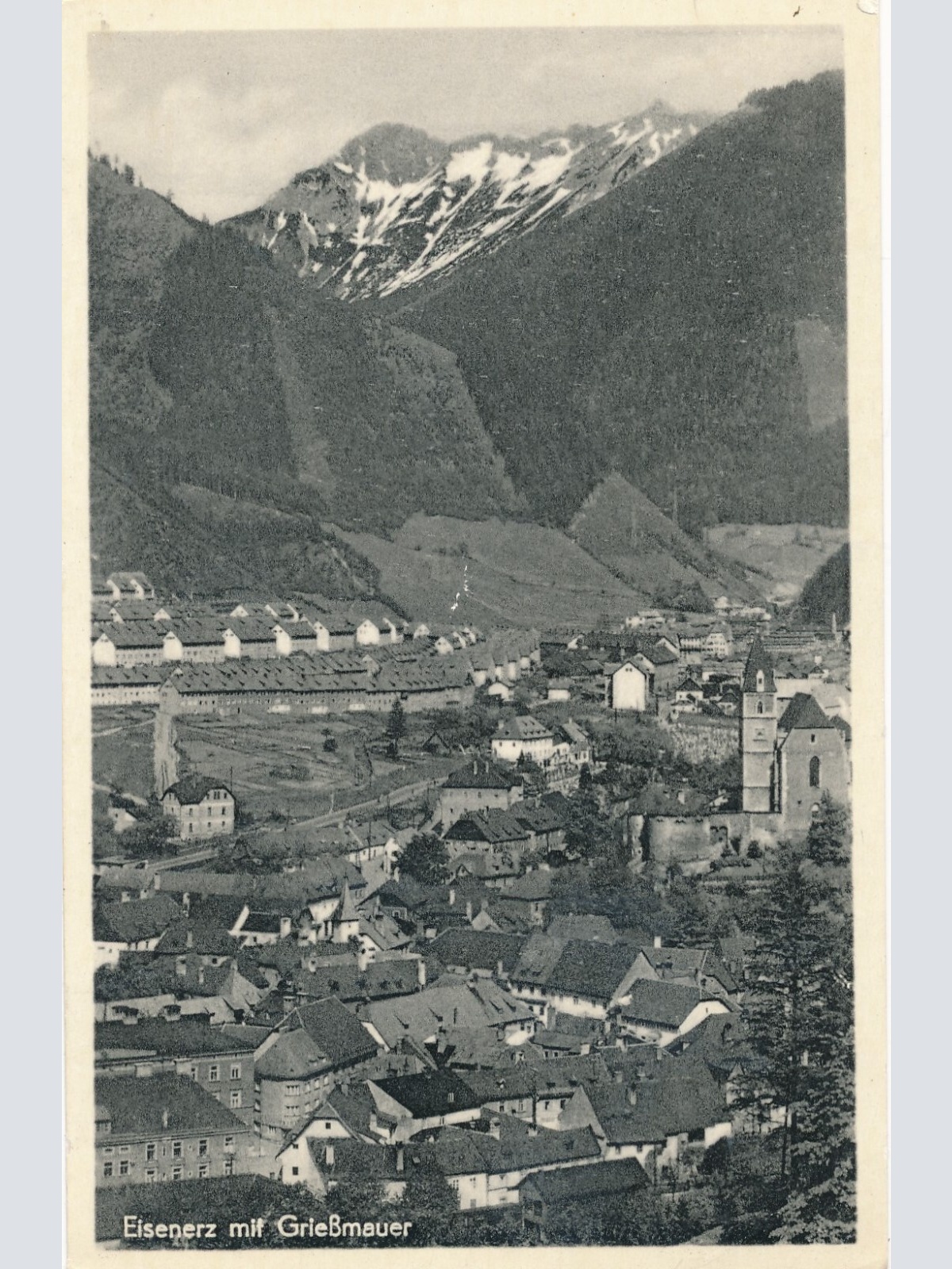 AK aus Eisenerz mit Grießmauer Steiermark Ansichtskarte (13497)