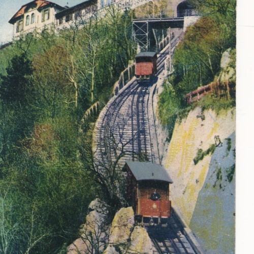 AK aus Graz Schlossbergbahn Steiermark Ansichtskarte (13461)