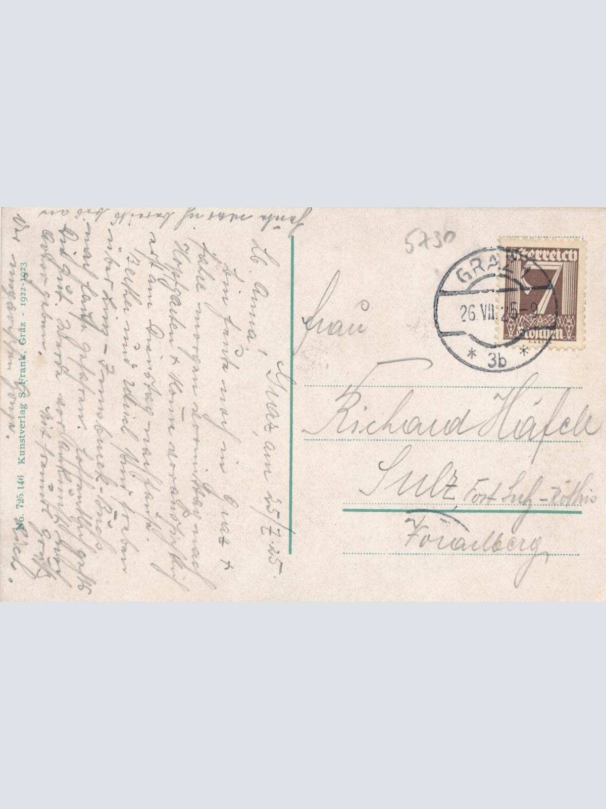 AK aus Graz Glockenturm und Casteil Steiermark Ansichtskarte (13463)