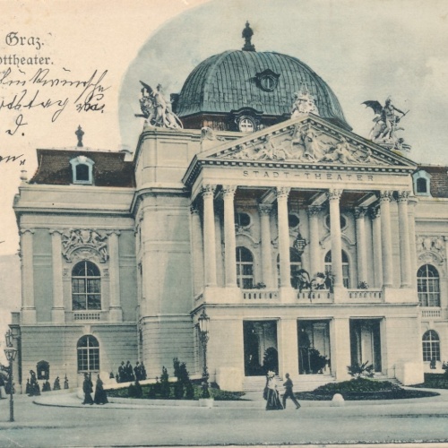 AK aus Graz Stadttheater Steiermark Ansichtskarte (13469)