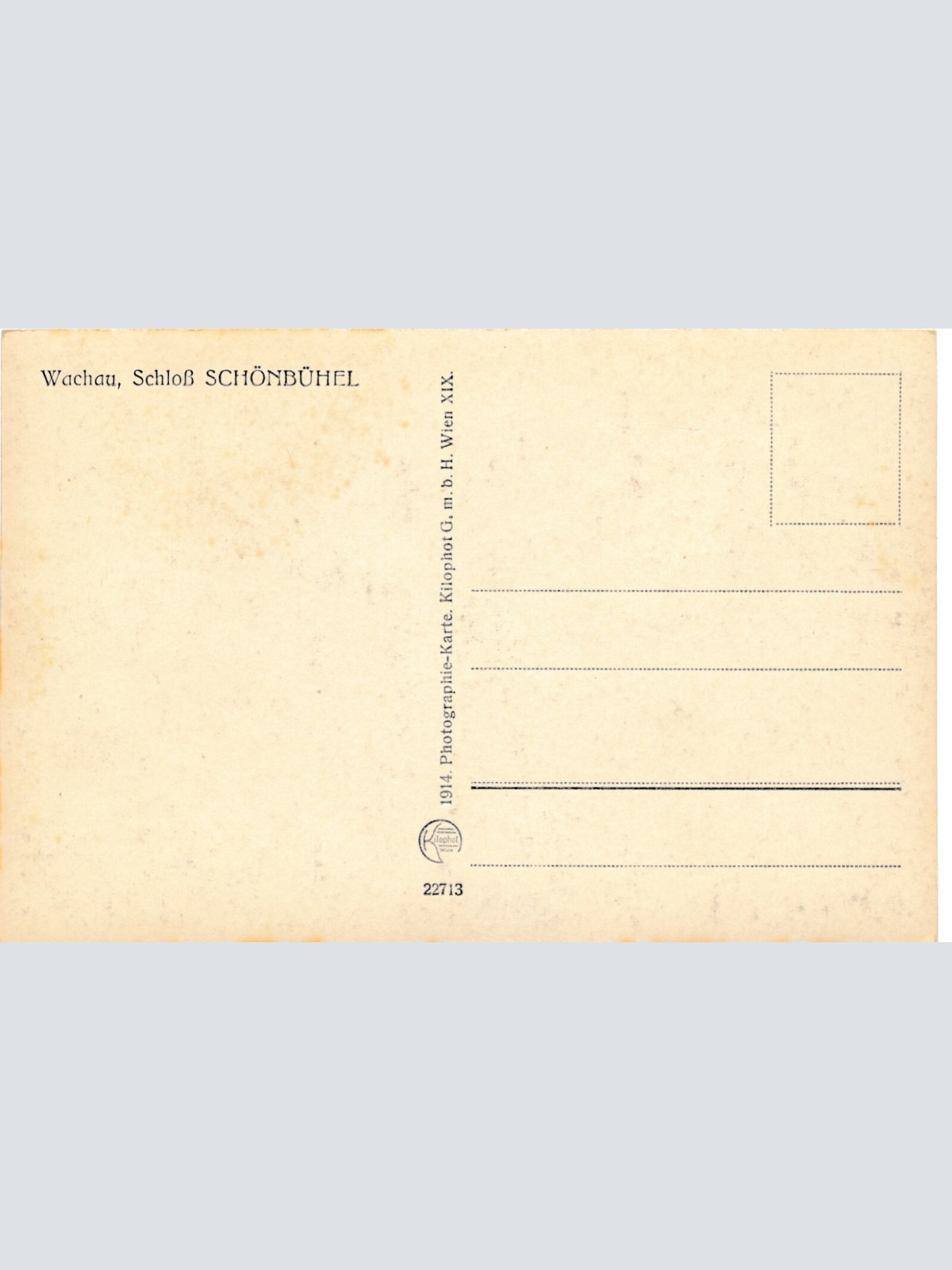 AK aus Schönbühel mit Schloss Niederösterreich Ansichtskarte (13537)