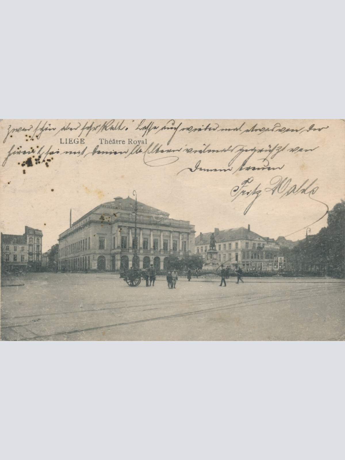 AK aus Liege Theatre Royal Belgien Ansichtskarte (11793)