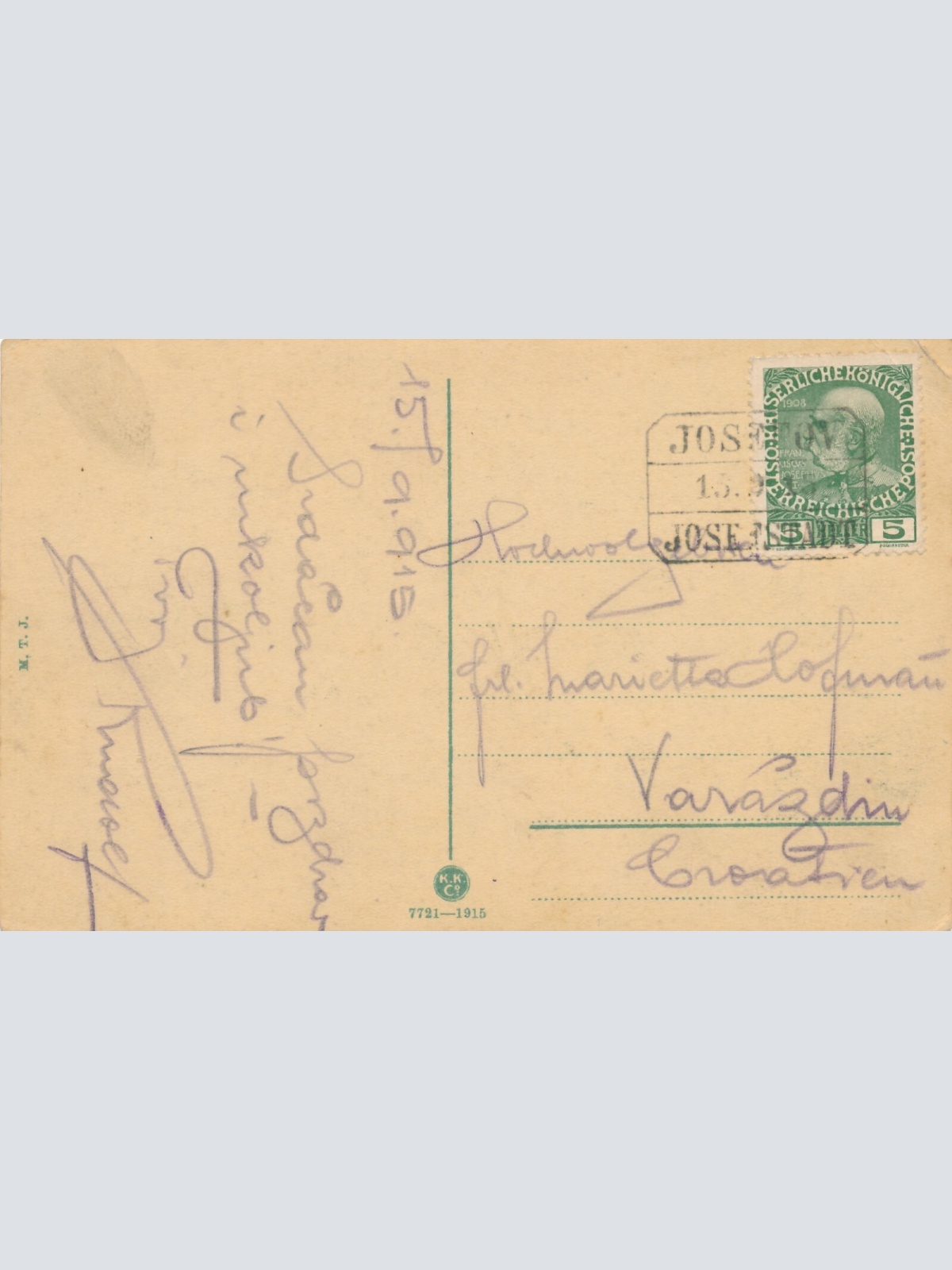 AK aus Josefstadt Neustädter Ring Tschechoslowakei Ansichtskarte (11817)