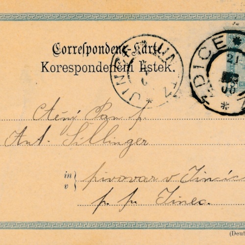 5 Heller - Ganzsachen - Karte 1908 aus Dice Zditz (13366)