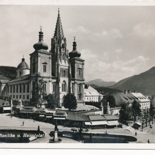 AK aus Mariazell Basilika Steiermark Ansichtskarte (13347)