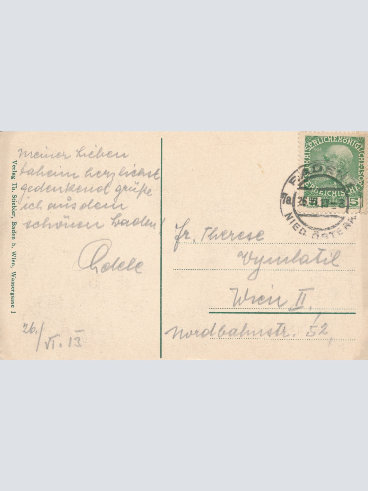 AK, Baden bei Wien, Niederösterreich (S3337)