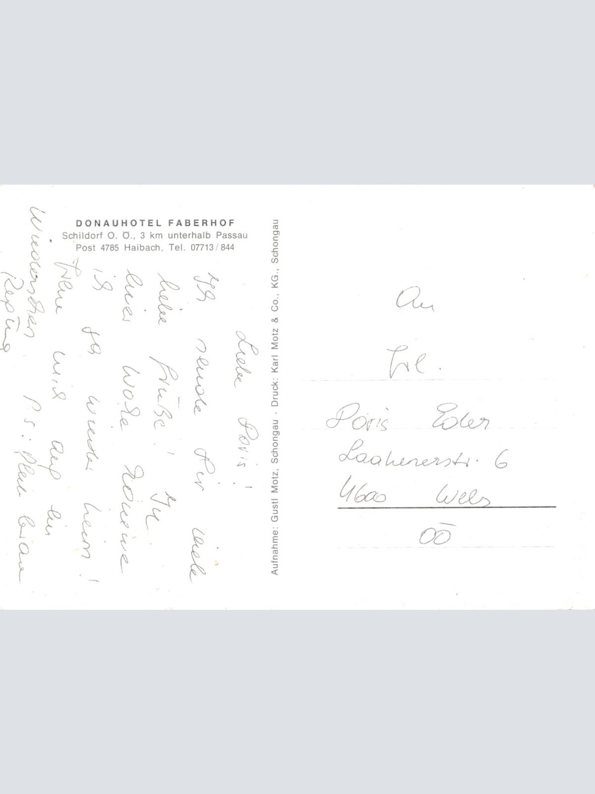 AK, Haibach, Donauhotel Faberhof, Oberösterreich (S3082)