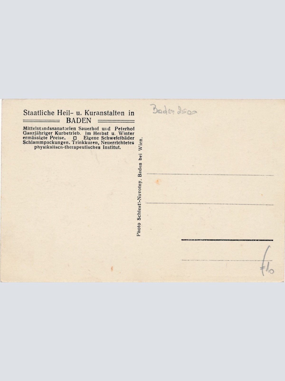 AK, Baden, Niederösterreich (S3425)