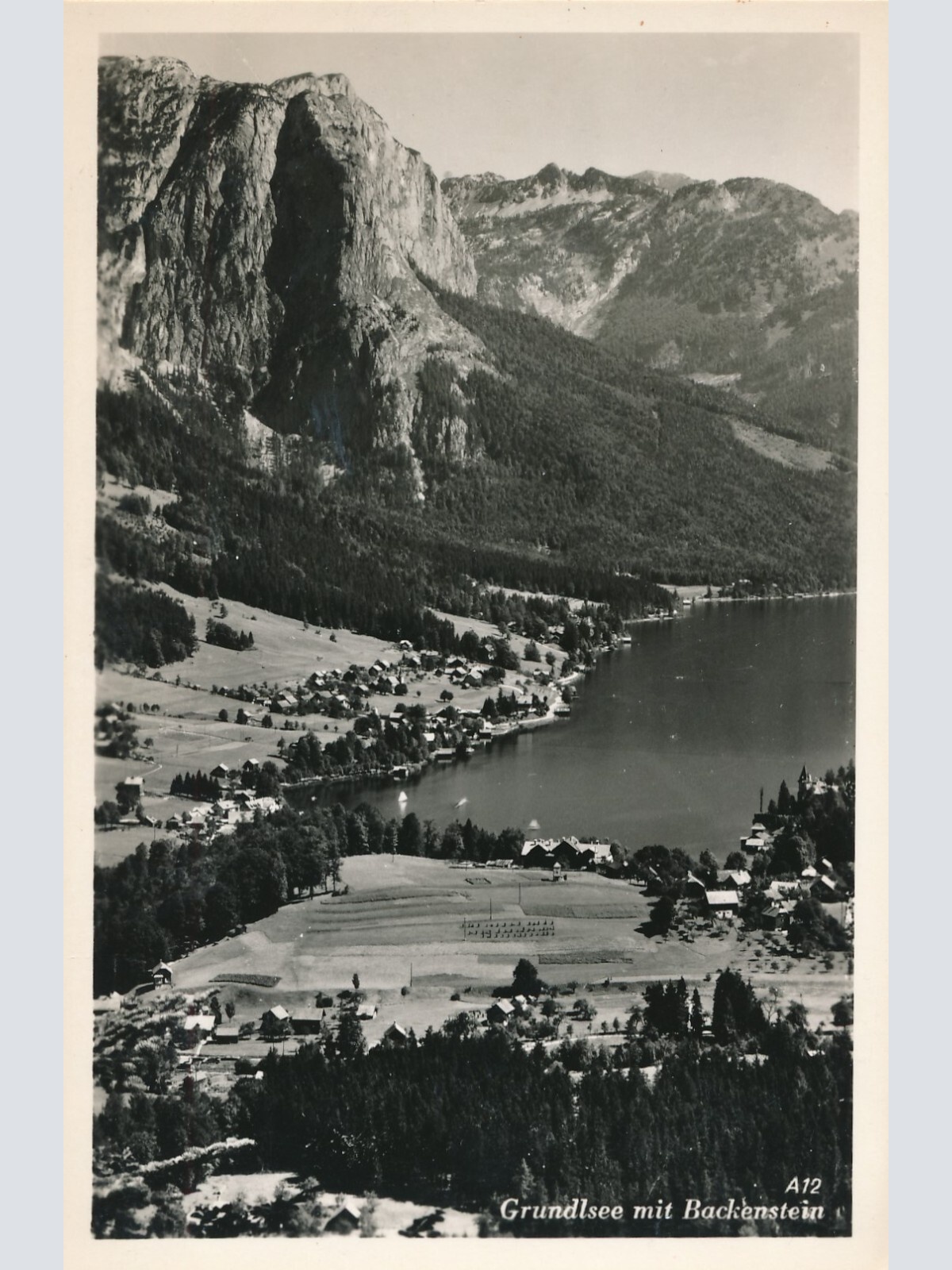AK, Grundlsee mit Backenstein, Steiermark (S3242)