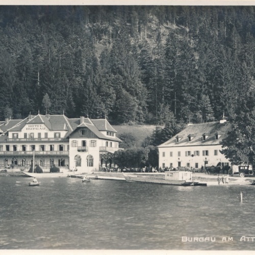 AK, Burgau am Attersee, Oberösterreich, Ansichtskarte (S3649)