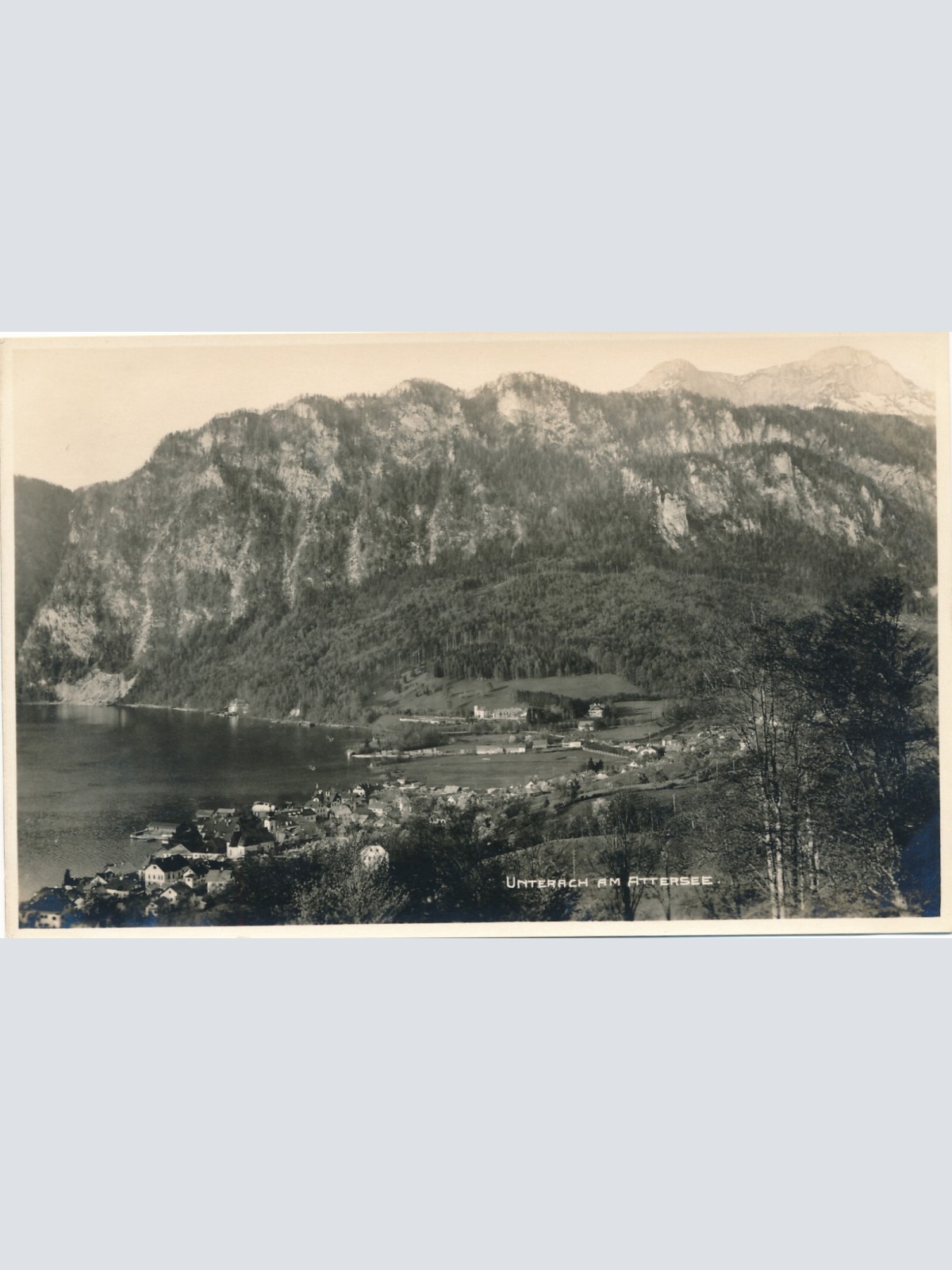 AK, Unterrach am Attersee, Oberösterreich, Ansichtskarte (S3656)