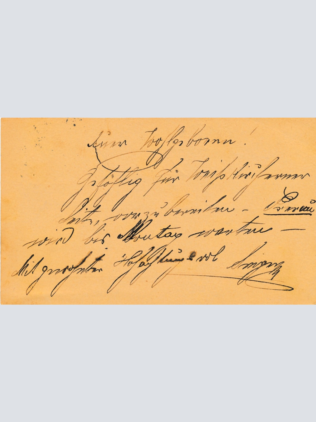 2 Kreuzer - Ganzsachen - Karte 1879 aus Perau (13567)