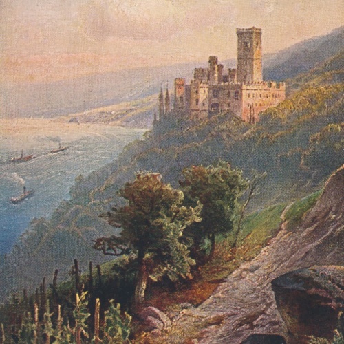 AK, Stolzenfels, Koblenz, Rheinland-Pfalz, Ansichtskarte (S3636)