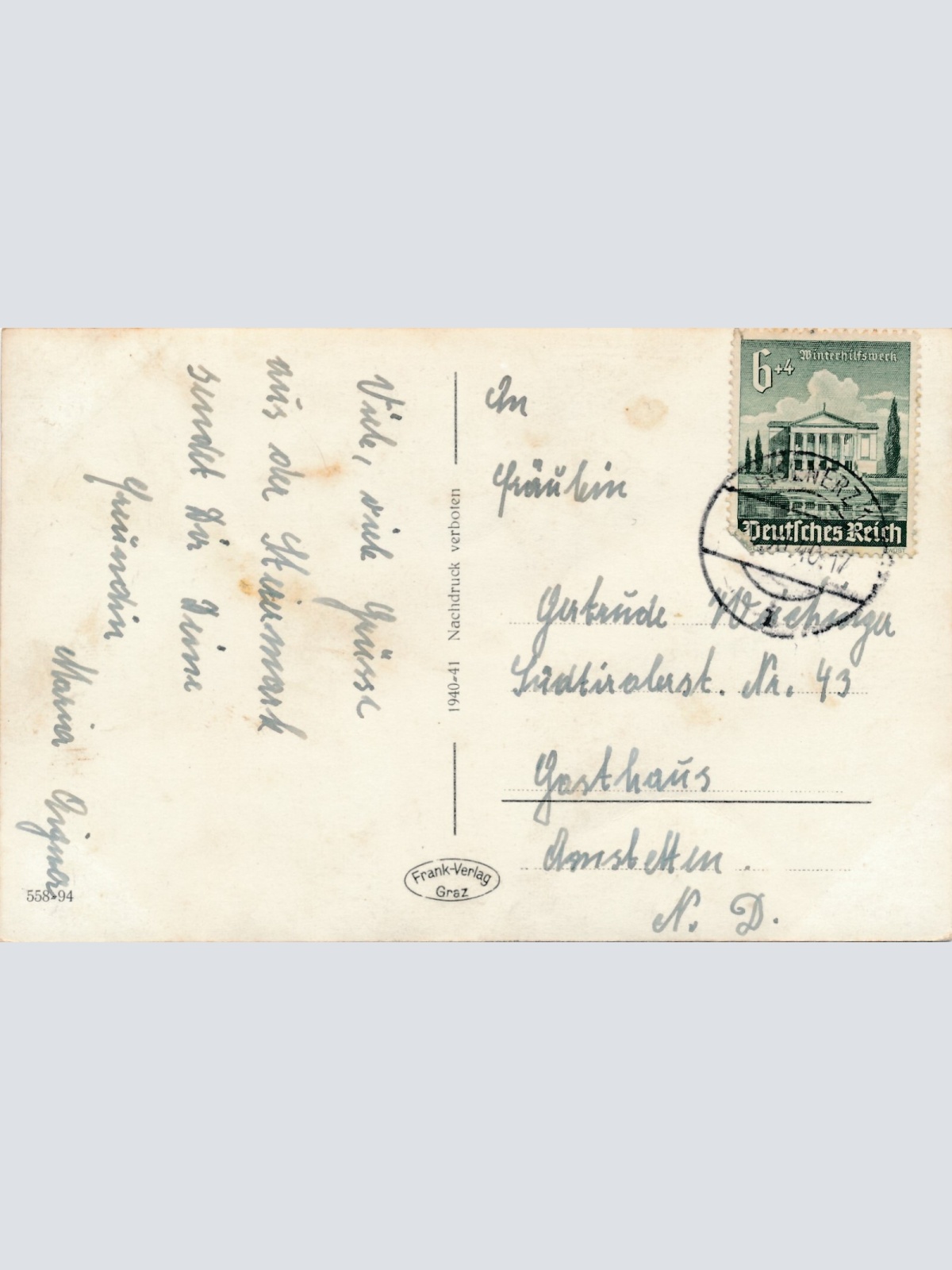 AK aus Eisenerz mit Pfaffenstein Steiermark Ansichtskarte (13737)