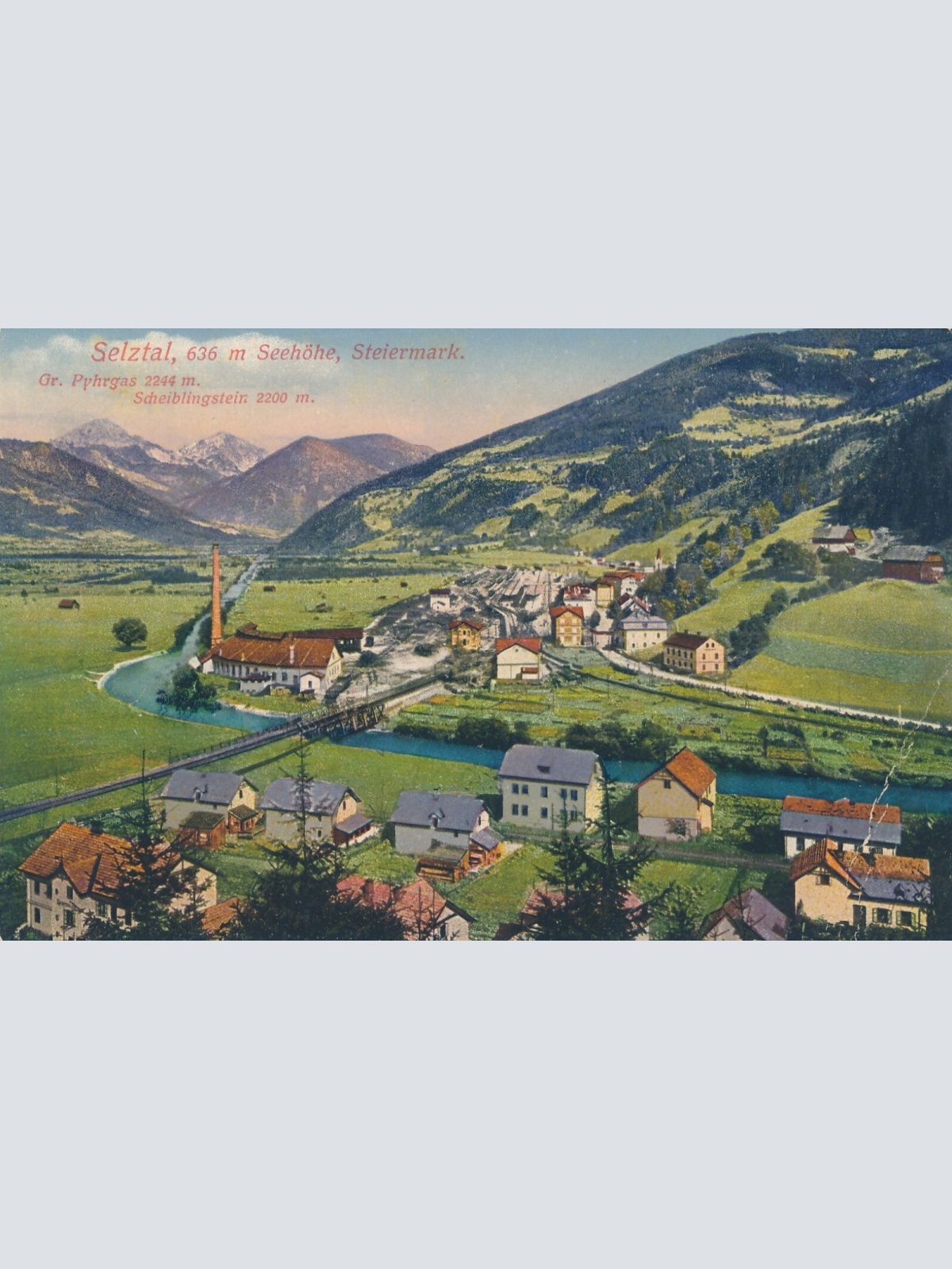 AK aus Selztal Steiermark Ansichtskarte (13738)