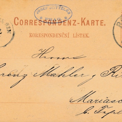 2 Kreuzer - Ganzsachen - Karte 1882 aus Böhm. Leipa (13597)