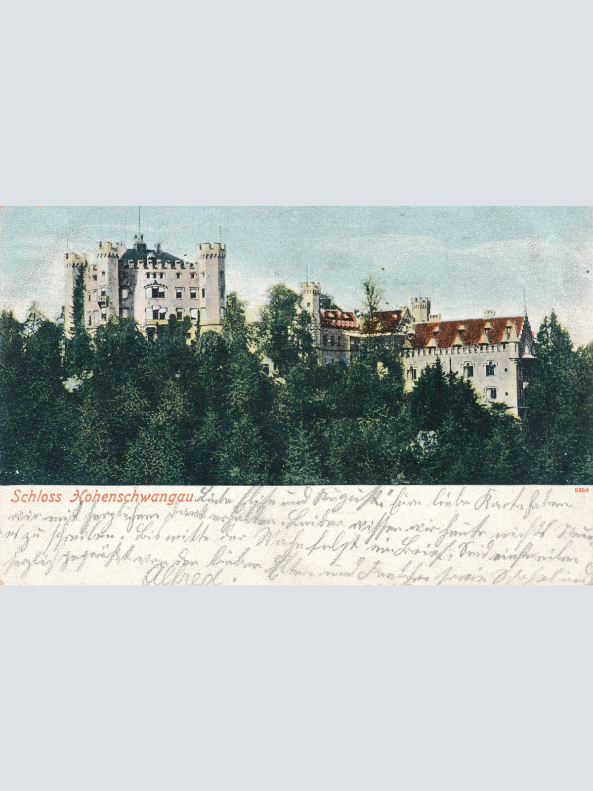 AK, Hohenschwangau, Bayern, Ansichtskarte (S3609)