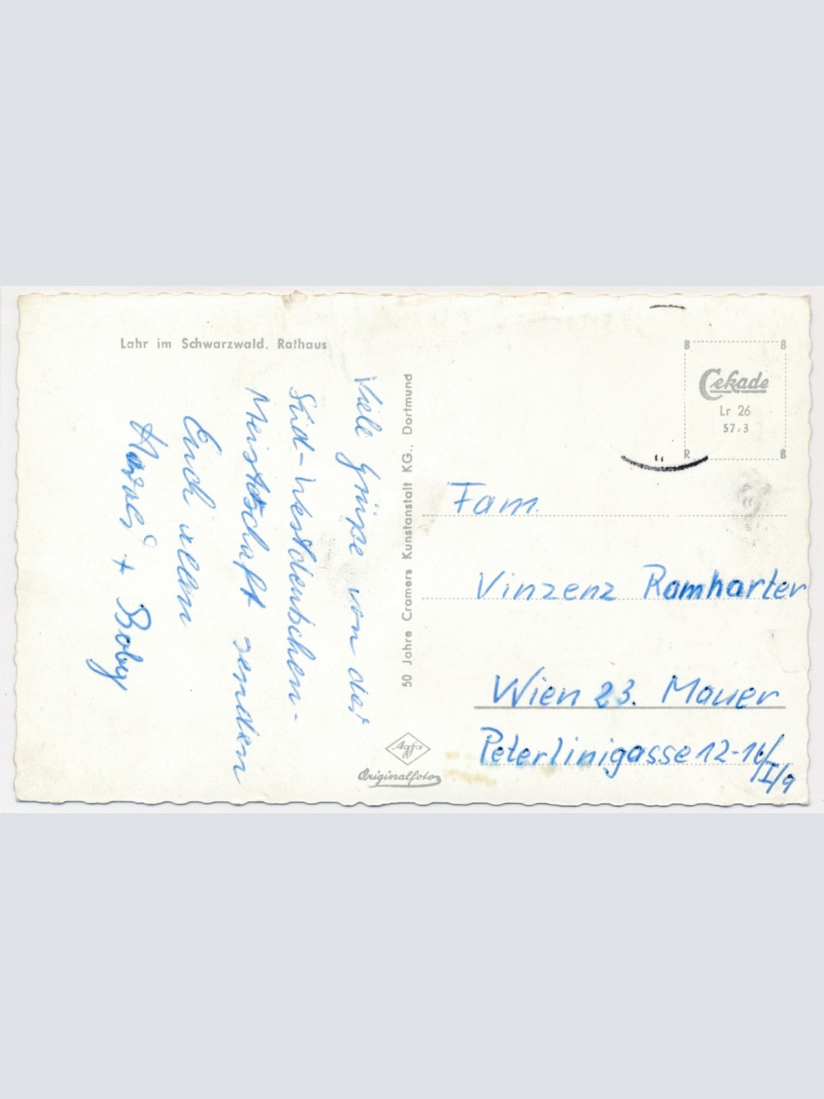 AK, Lahr im Schwarzwald, Baden-Württemberg, Ansichtskarte (S3713)