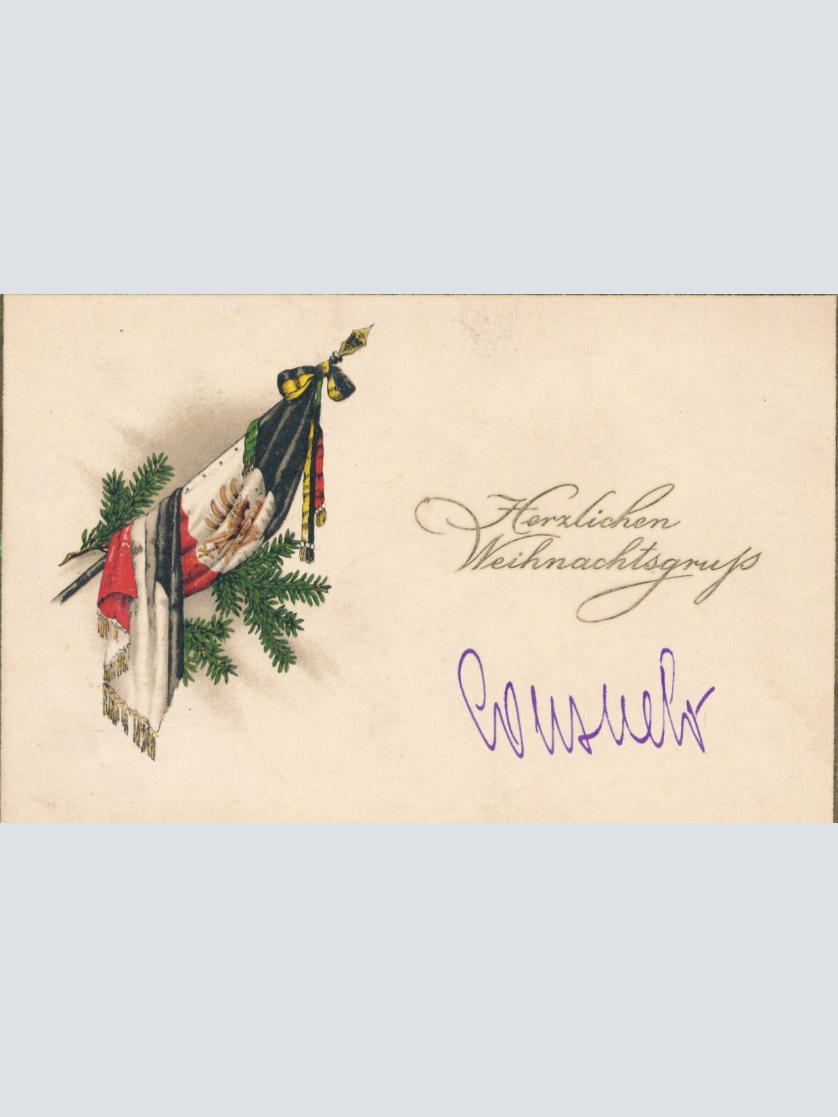 AK, Herzlichen Weihnachtsgruß, Ansichtskarte (S3664)