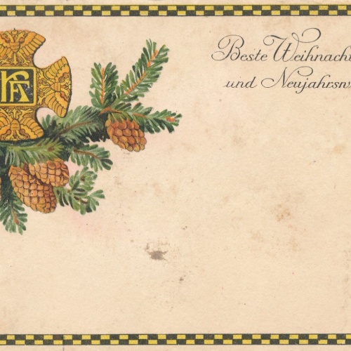 AK, Beste Weihnachts und Neujahrswünsche, Ansichtskarte (S3668)