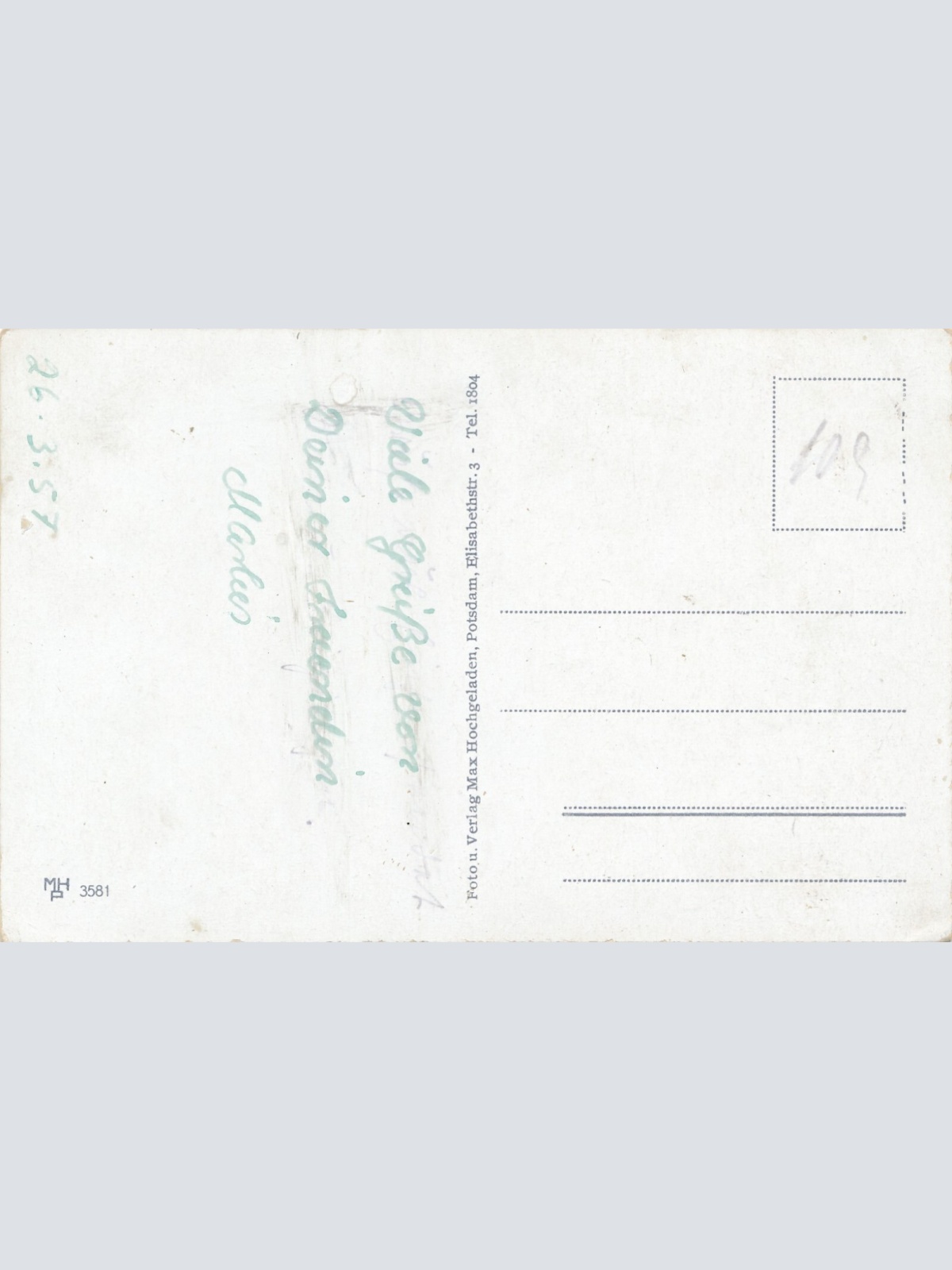 AK, Potsdam, Brandenburg, Ansichtskarte (S3709)