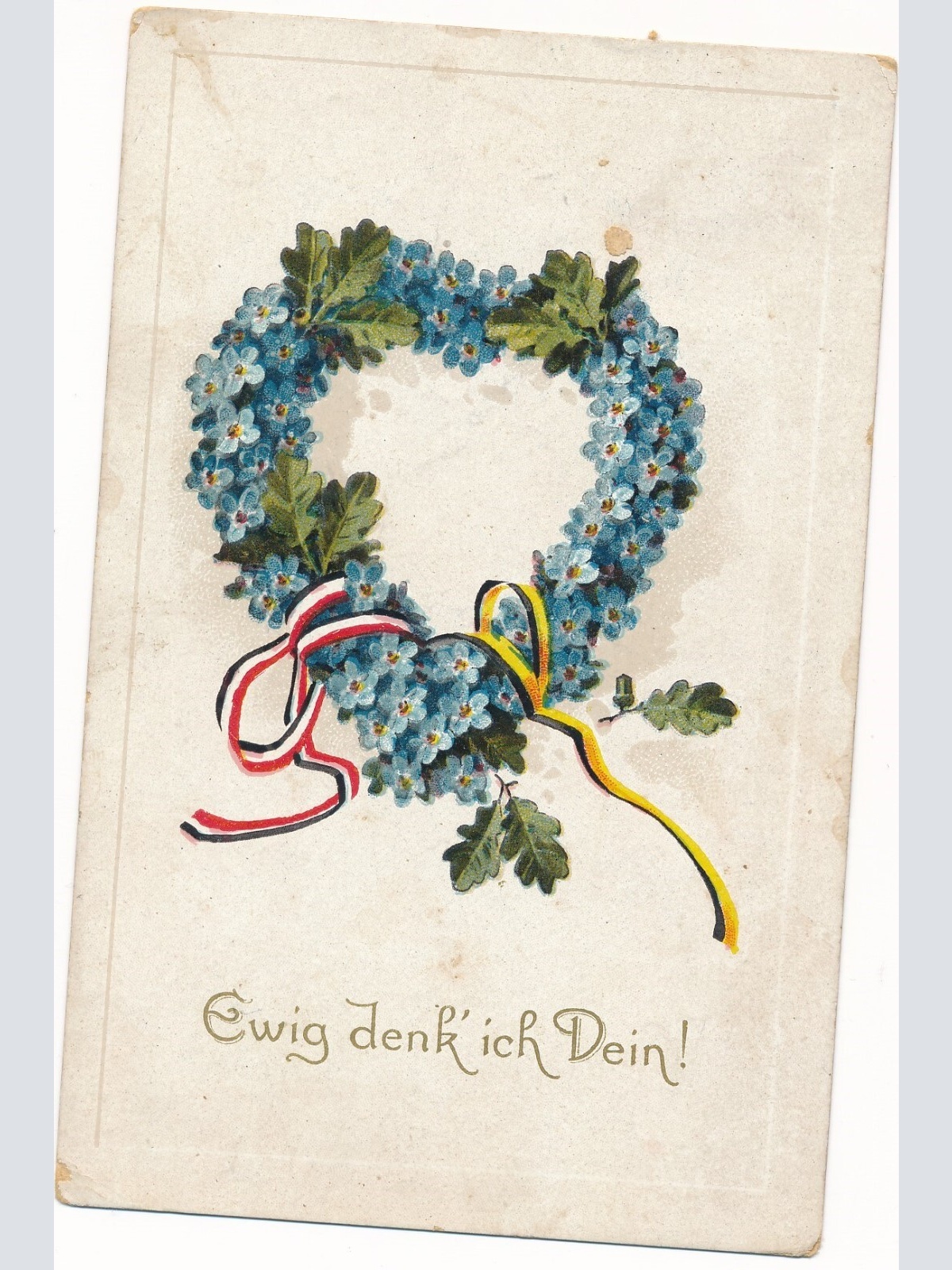 AK, Ewig denk' ich Dein, Ansichtskarte (S3692)