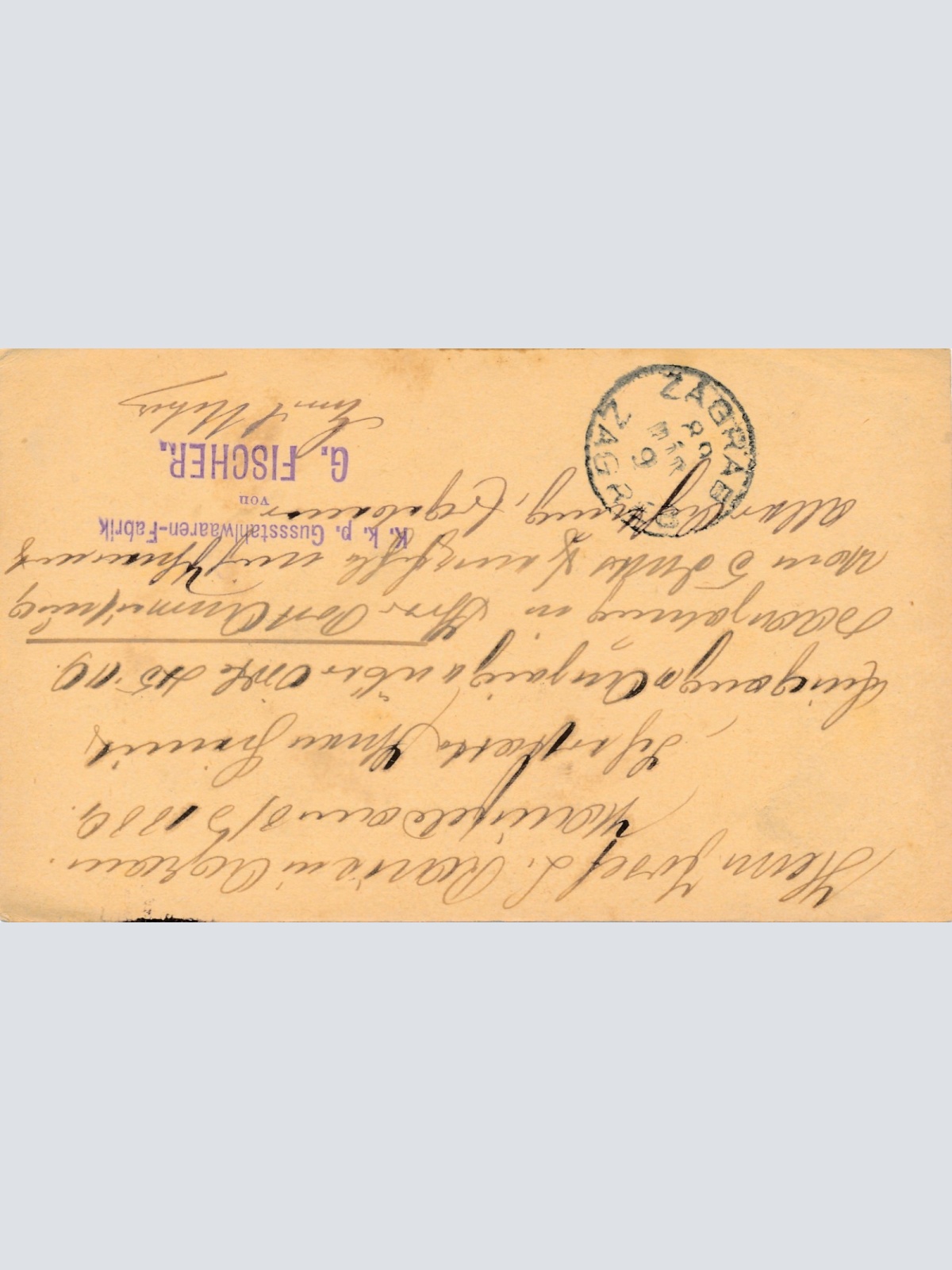 2 Kreuzer Ganzsachen - Karte aus Hainfeld (16291)